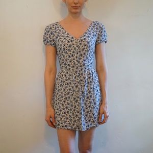 Vintage Blue & White Floral Mini